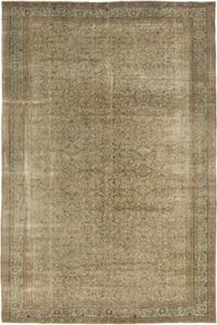 Vintage Turkish Hand-Knotted Rug - 7' 7" x 11' 2" (91" x 134")