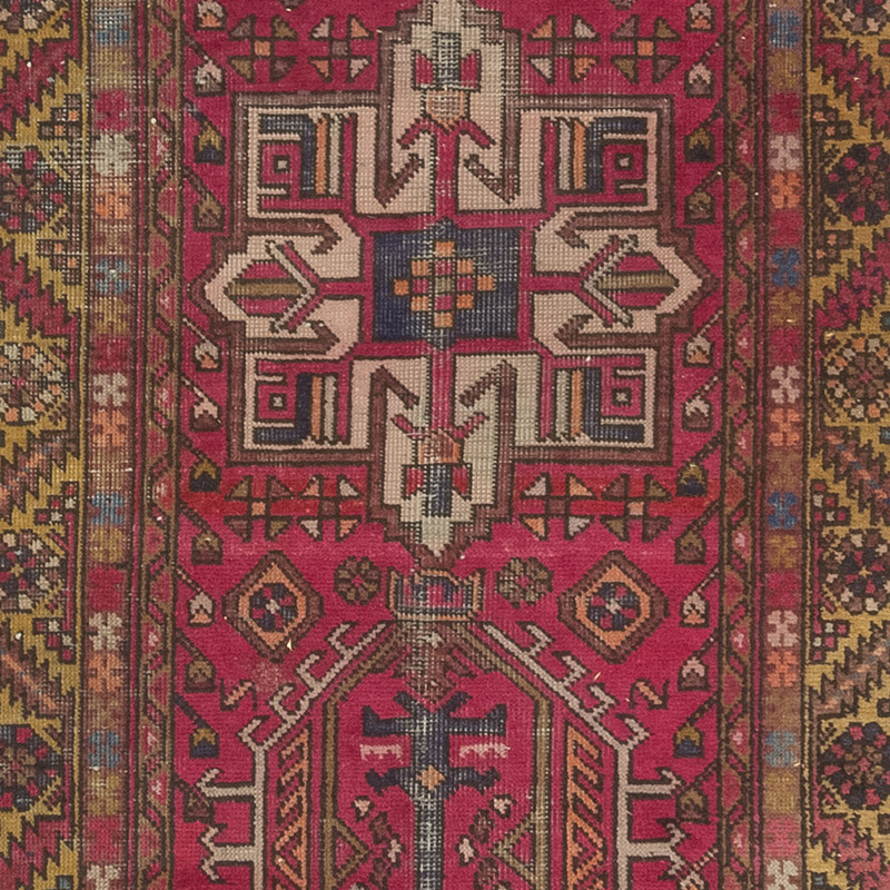 Vintage El Dokuma Yolluk - 100 cm x 400 cm - K0084175