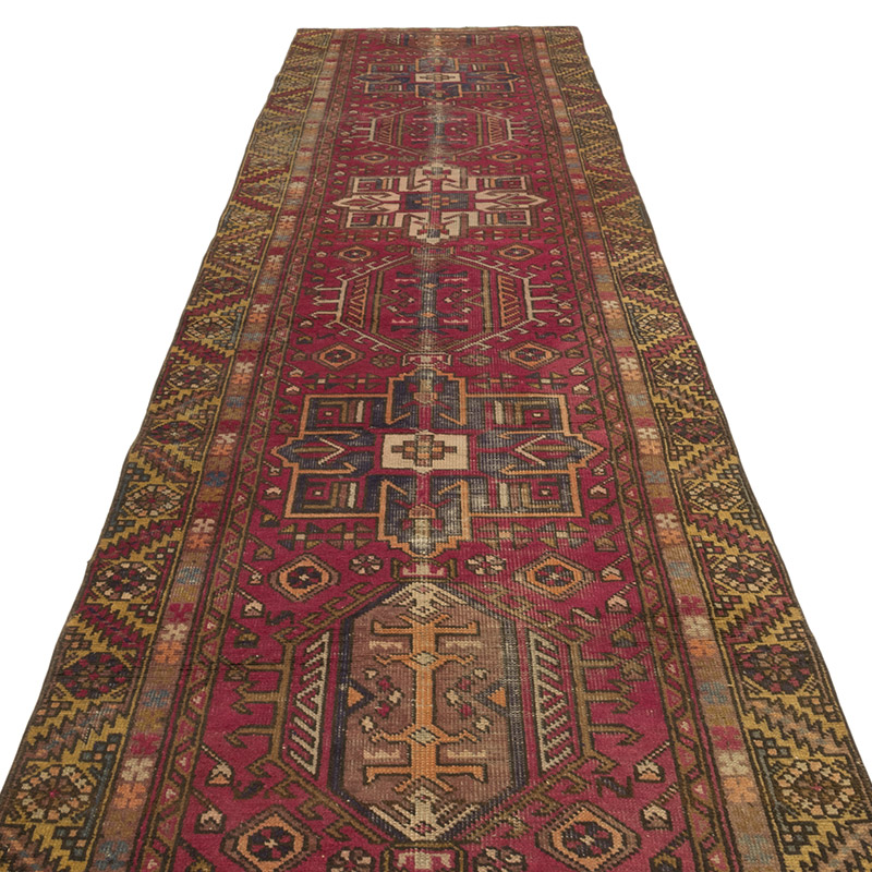 Vintage El Dokuma Yolluk - 100 cm x 400 cm - K0084175