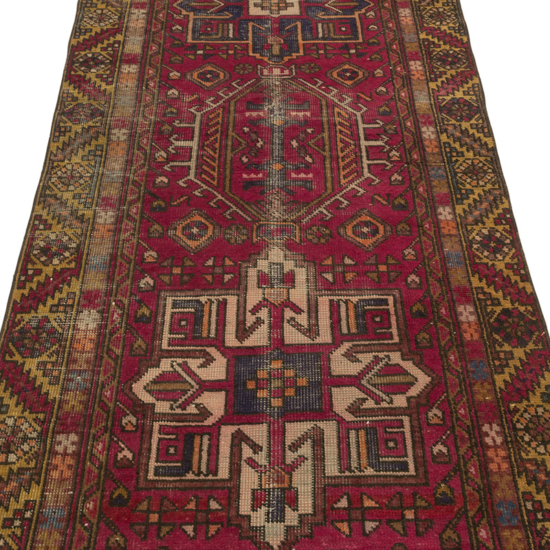 Vintage El Dokuma Yolluk - 100 cm x 400 cm - K0084175