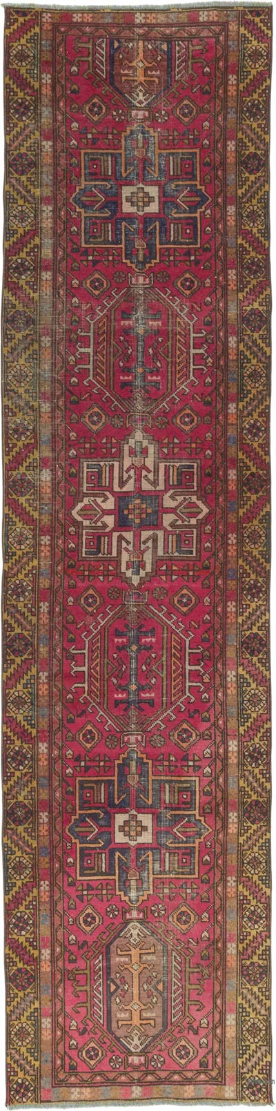 Vintage El Dokuma Yolluk - 100 cm x 400 cm