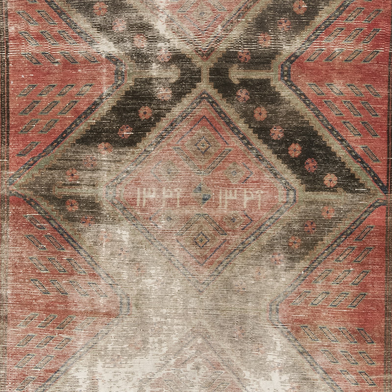 Vintage Turkish Hand-Knotted Rug - 4' 11" x 10' 3" (59" x 123") - K0084176