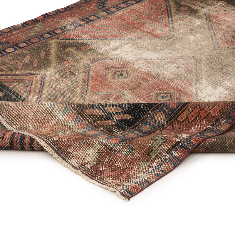 Vintage Turkish Hand-Knotted Rug - 4' 11" x 10' 3" (59" x 123") - K0084176