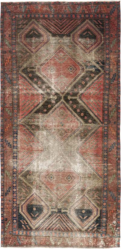El Dokuma Vintage Halı - 151 cm x 313 cm