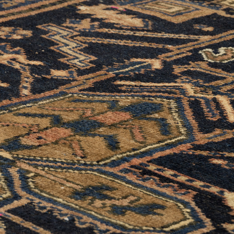 Vintage Oriental Hand-Knotted Runner - 3' 6" x 11' 8" (42" x 140") - K0084180