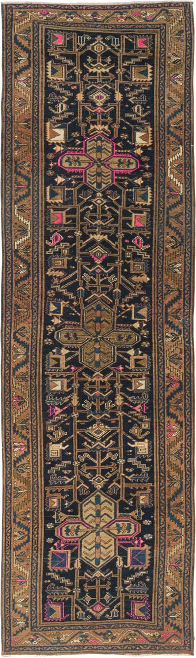 Corredora Anudada a Mano Oriental Vintage - 106 cm x 356 cm