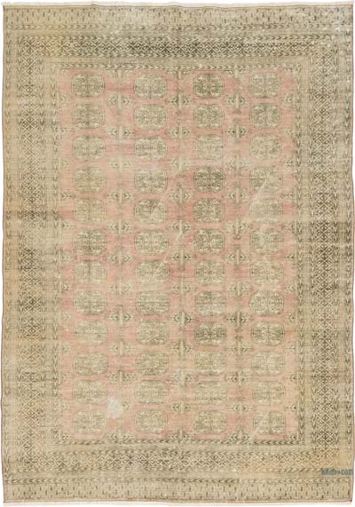 Vintage Turkish Hand-Knotted Rug - 6'  x 8' 6" (72" x 102")