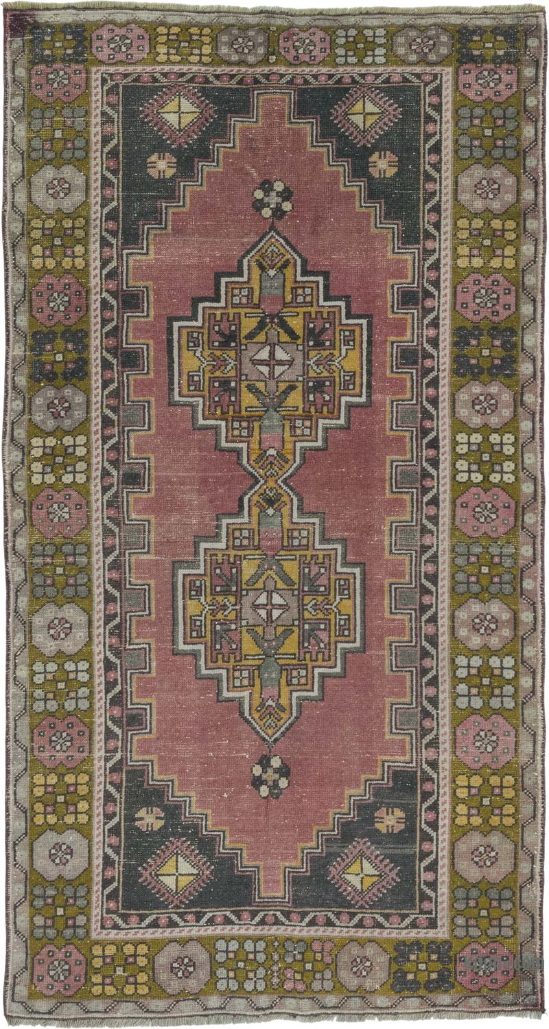 El Dokuma Vintage Hali - 116 cm x 216 cm - K0084184
