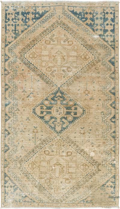 El Dokuma Vintage Halı - 113 cm x 190 cm