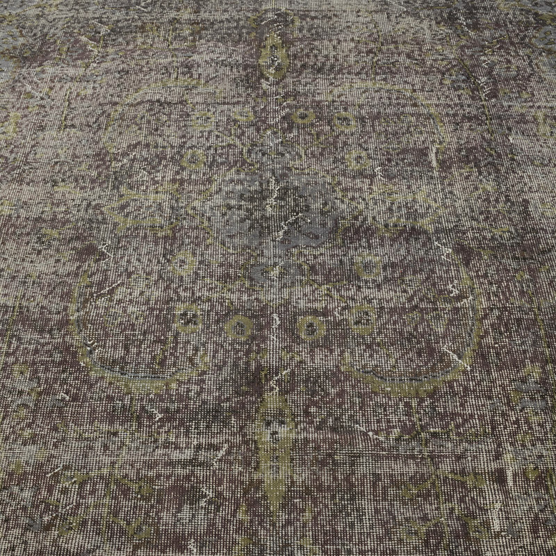Over-dyed Turkish Vintage Rug - 6' 5" x 9' 8" (77" x 116") - K0084196