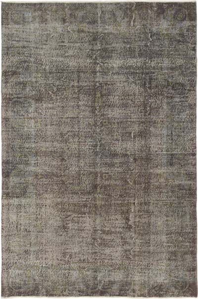 Alfombra Turca Vintage Sobre-teñida - 196 cm x 295 cm