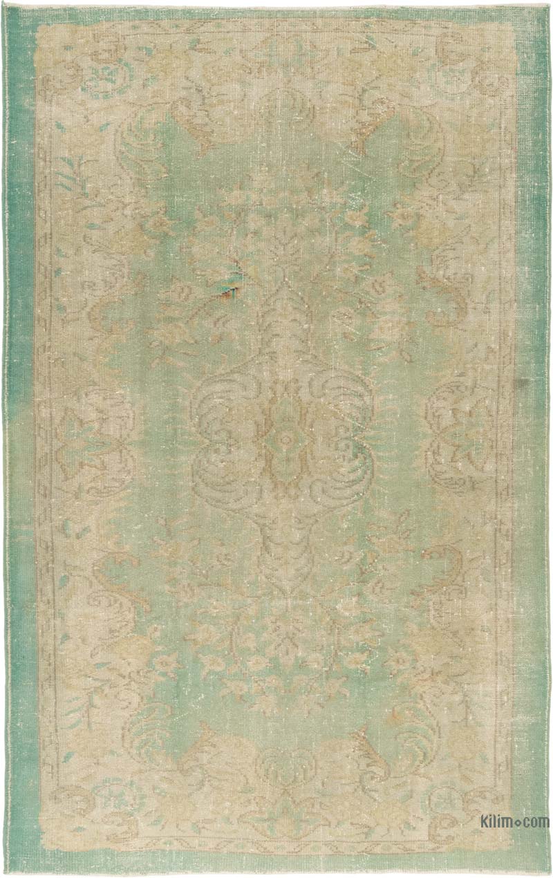 Vintage Turkish Hand-Knotted Rug - 5' 9" x 9' 1" (69" x 109") - K0084199