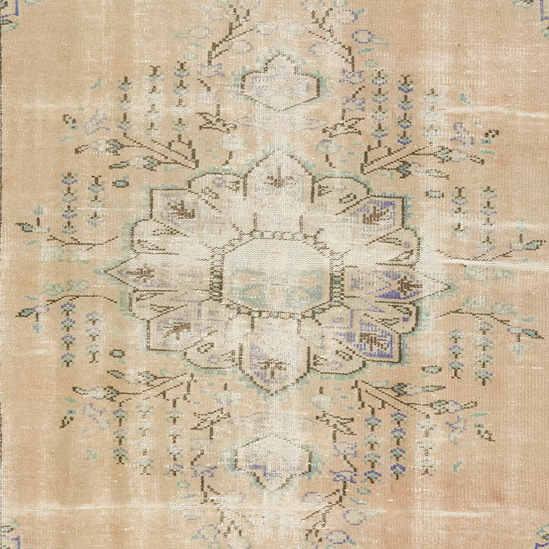 Vintage Turkish Hand-Knotted Rug - 6' 6" x 9' 5" (78" x 113") - K0084201