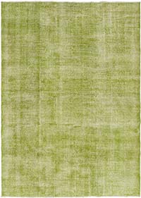 Alfombra Turca Vintage Sobre-teñida - 210 cm x 295 cm