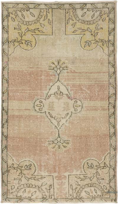 Alfombra Vintage Turca Anudada a Mano - 98 cm x 158 cm