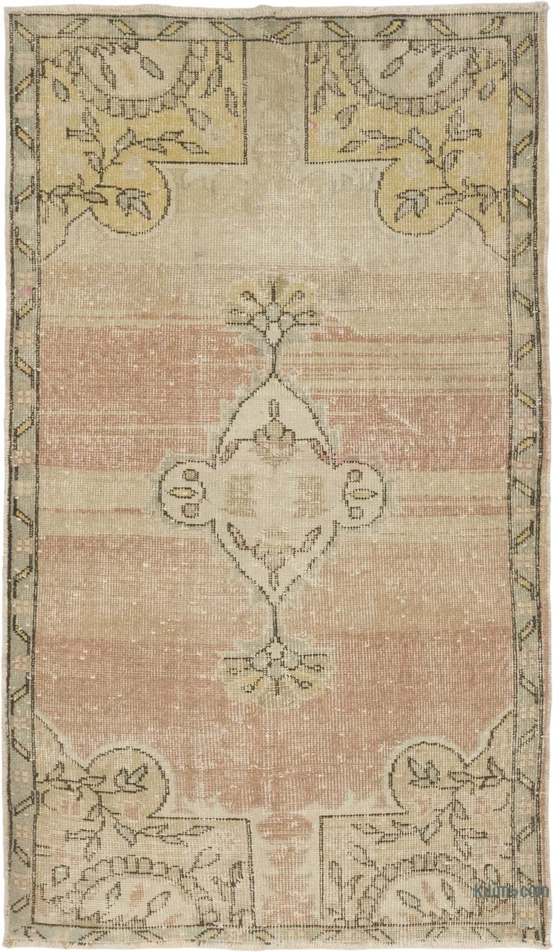 Alfombra Vintage Turca Anudada a Mano - 98 cm x 158 cm - K0084205
