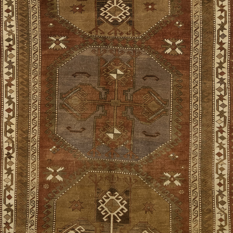 Vintage Turkish Hand-Knotted Rug - 6' 8" x 11' 3" (80" x 135") - K0084209