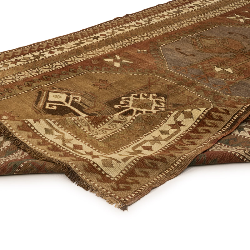Vintage Turkish Hand-Knotted Rug - 6' 8" x 11' 3" (80" x 135") - K0084209