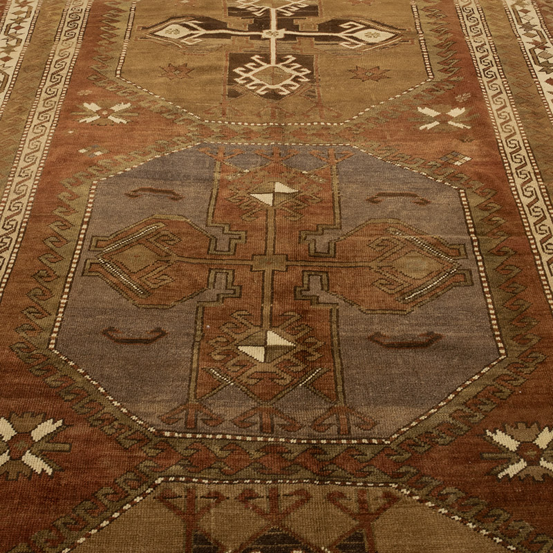 Vintage Turkish Hand-Knotted Rug - 6' 8" x 11' 3" (80" x 135") - K0084209