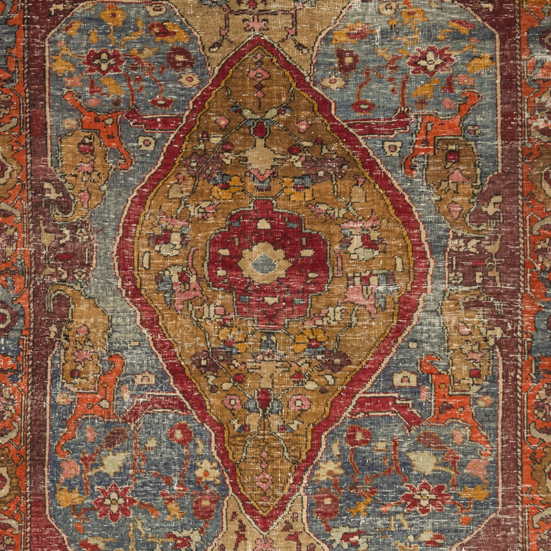 Vintage Turkish Hand-Knotted Rug - 4' 10" x 7' 1" (58" x 85") - K0084210