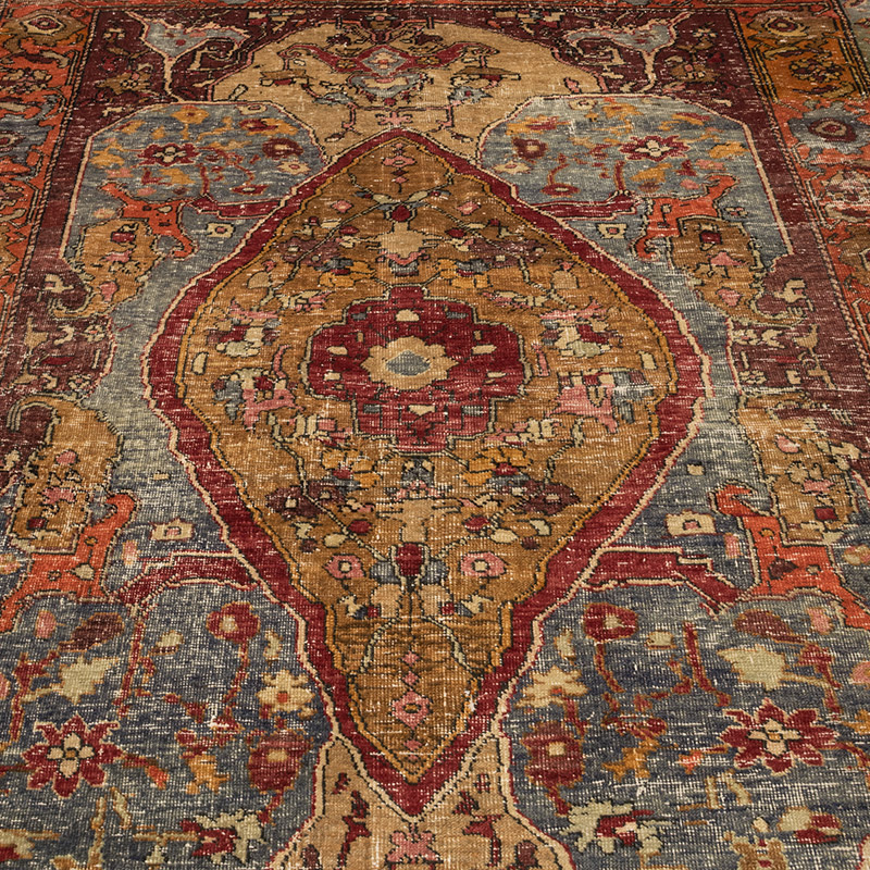 Vintage Turkish Hand-Knotted Rug - 4' 10" x 7' 1" (58" x 85") - K0084210