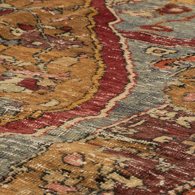 Vintage Turkish Hand-Knotted Rug - 4' 10" x 7' 1" (58" x 85") - K0084210