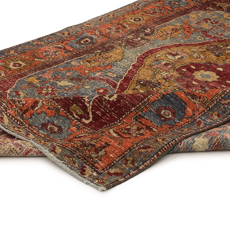 Vintage Turkish Hand-Knotted Rug - 4' 10" x 7' 1" (58" x 85") - K0084210
