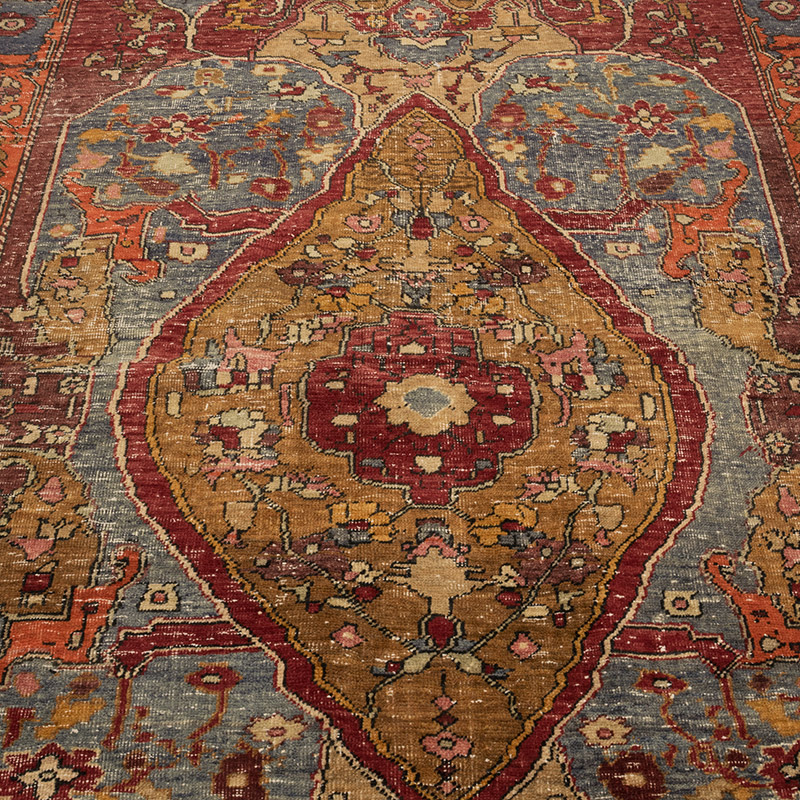 Vintage Turkish Hand-Knotted Rug - 4' 10" x 7' 1" (58" x 85") - K0084210