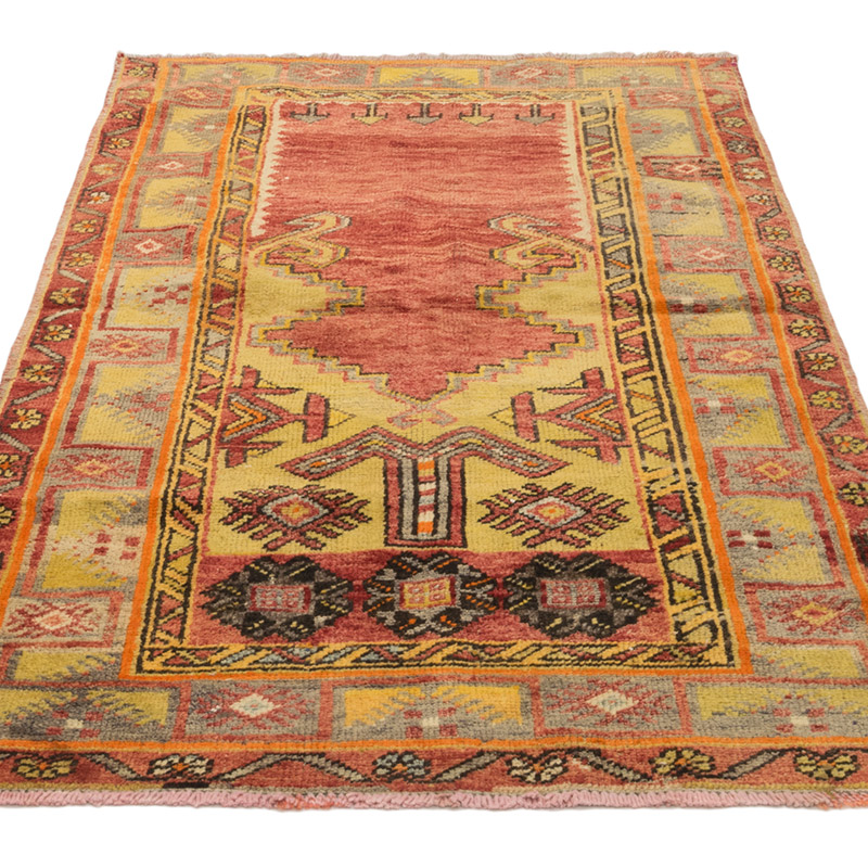 Vintage Turkish Hand-Knotted Rug - 2' 11" x 5' 3" (35" x 63") - K0084212