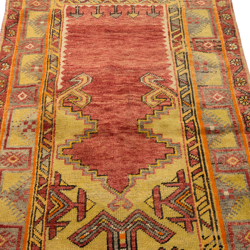 Vintage Turkish Hand-Knotted Rug - 2' 11" x 5' 3" (35" x 63") - K0084212