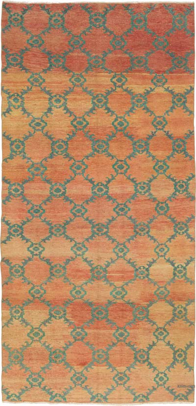 El Dokuma Vintage Halı - 146 cm x 300 cm