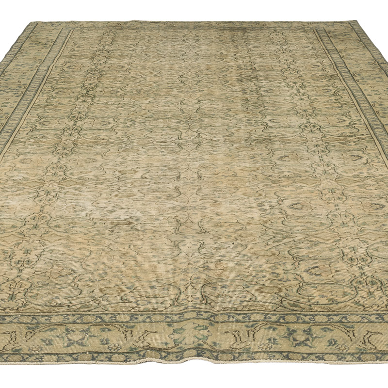 Vintage Turkish Hand-Knotted Rug - 6' 4" x 9' 2" (76" x 110") - K0084218