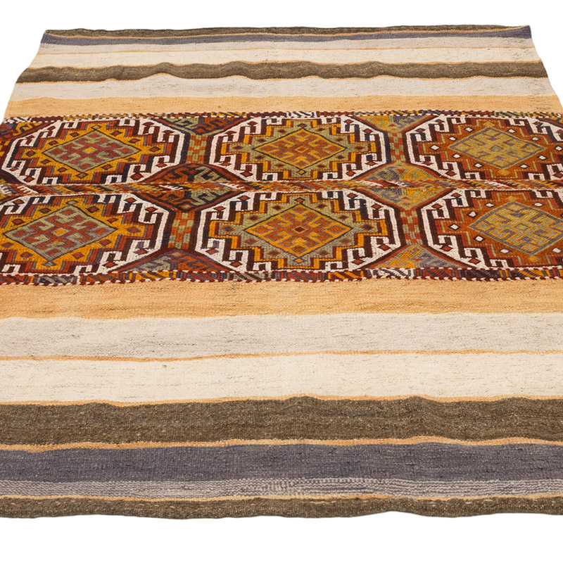 Vintage Malatya Kilimi - 141 cm x 181 cm - K0084226
