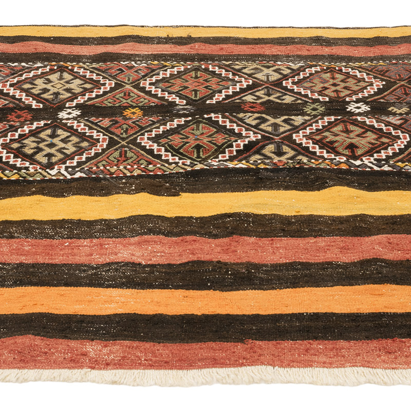 Vintage Malatya Kilim Rug - 4' 3" x 4' 2" (51" x 50") - K0084227