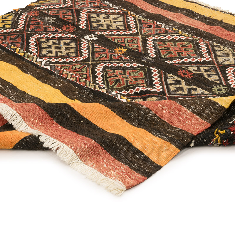 Vintage Malatya Kilim Rug - 4' 3" x 4' 2" (51" x 50") - K0084227