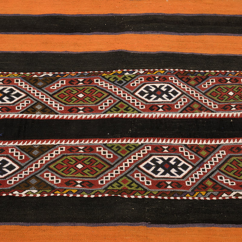 Vintage Malatya Kilimi - 124 cm x 144 cm - K0084228