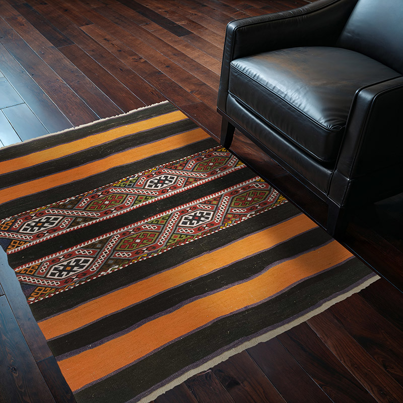 Vintage Malatya Kilimi - 124 cm x 144 cm - K0084228