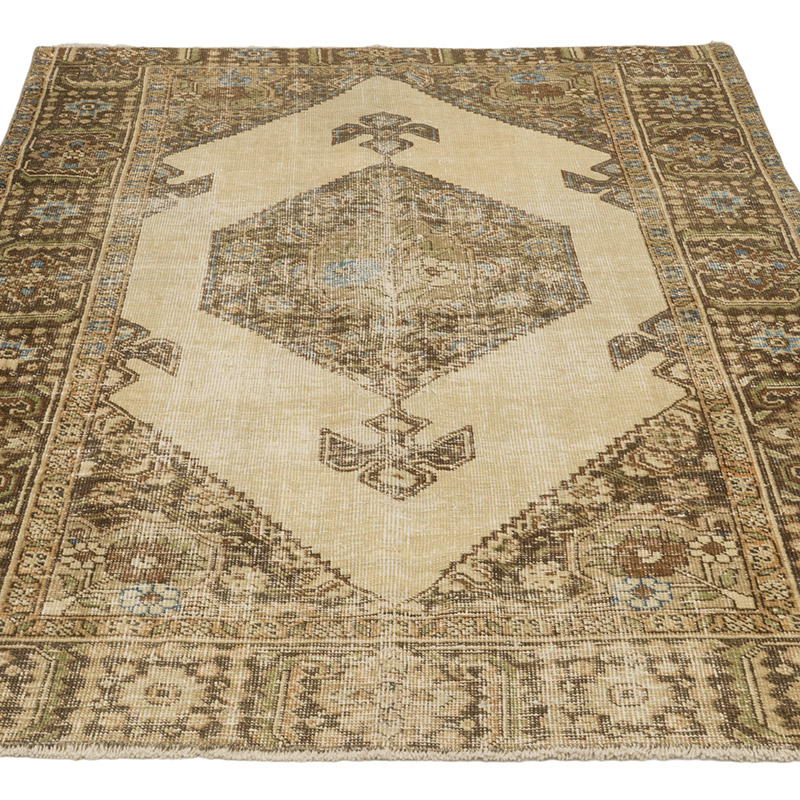 Alfombra Vintage Turca Anudada a Mano - 119 cm x 175 cm - K0084229