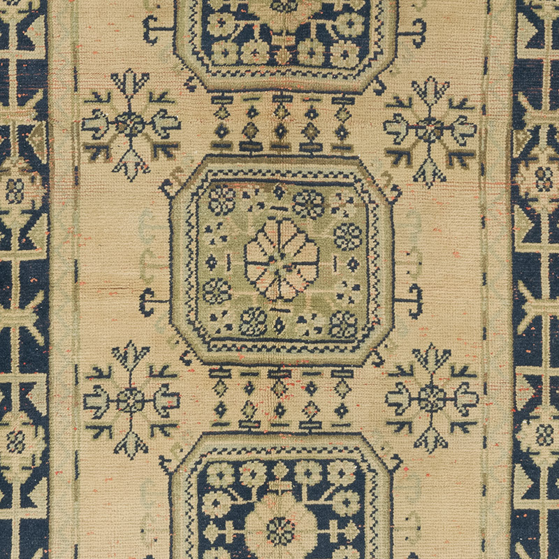 Alfombra Vintage Turca Anudada a Mano - 154 cm x 209 cm - K0084230