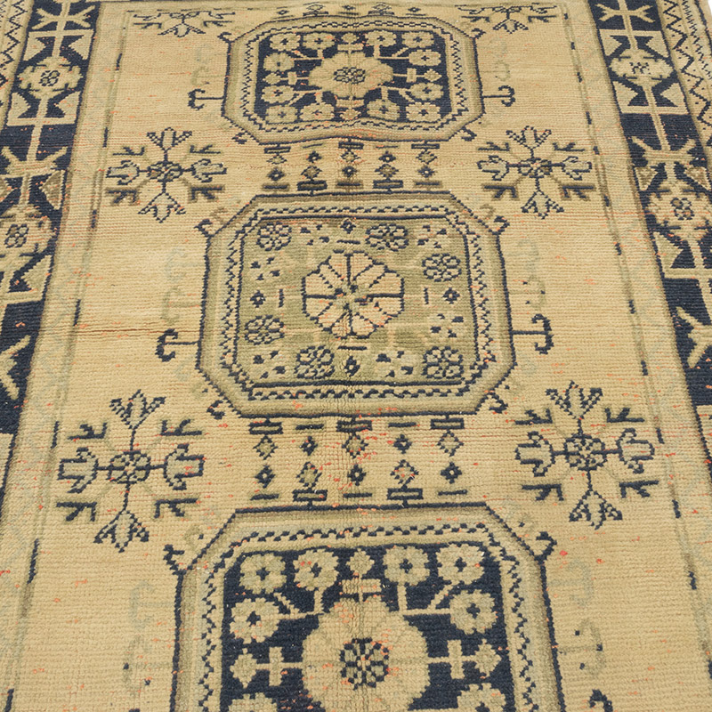 Alfombra Vintage Turca Anudada a Mano - 154 cm x 209 cm - K0084230