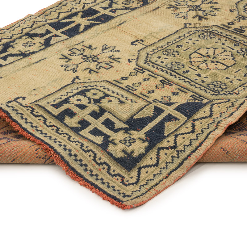 Alfombra Vintage Turca Anudada a Mano - 154 cm x 209 cm - K0084230