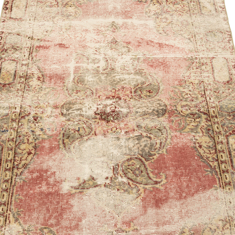 Alfombra Vintage Turca Anudada a Mano - 101 cm x 170 cm - K0084232
