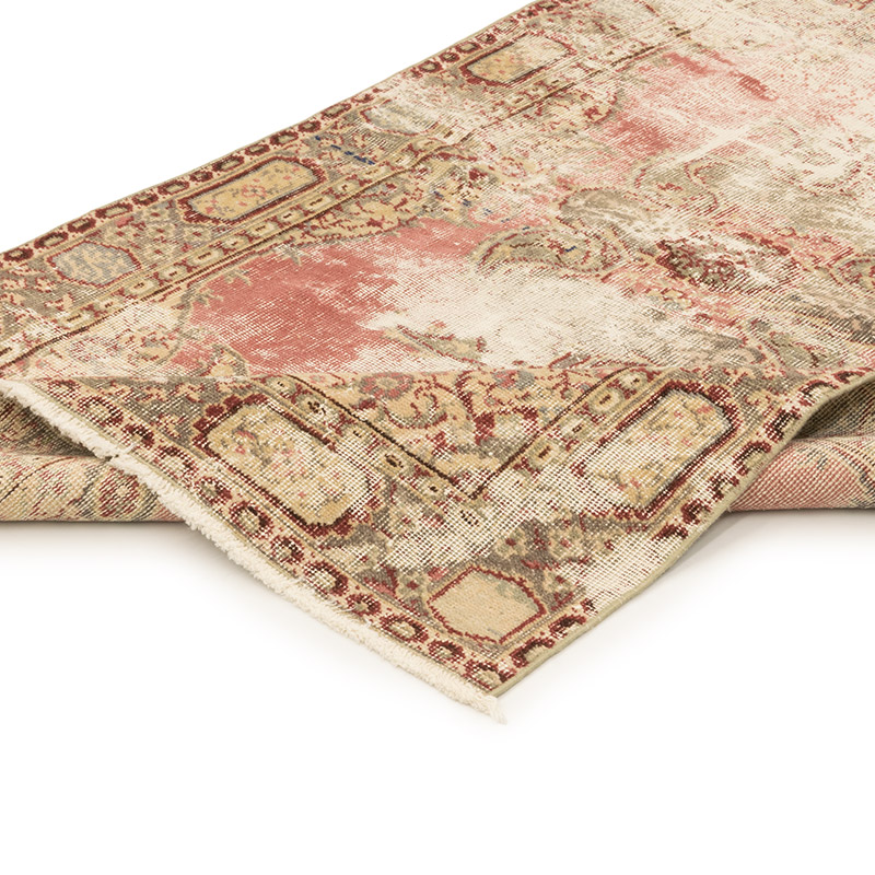 Alfombra Vintage Turca Anudada a Mano - 101 cm x 170 cm - K0084232