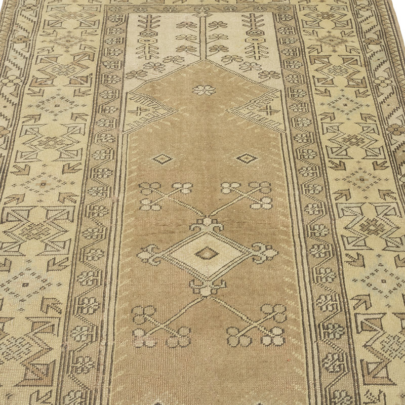 Vintage Turkish Hand-Knotted Rug - 4' 2" x 6' 6" (50" x 78") - K0084265
