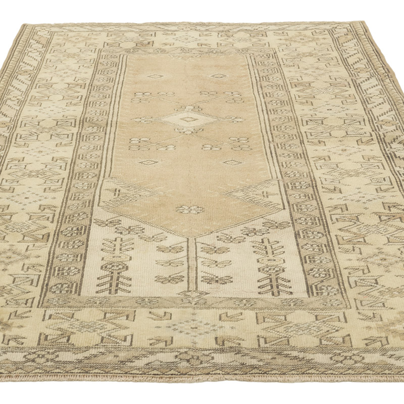Vintage Turkish Hand-Knotted Rug - 4' 2" x 6' 6" (50" x 78") - K0084265