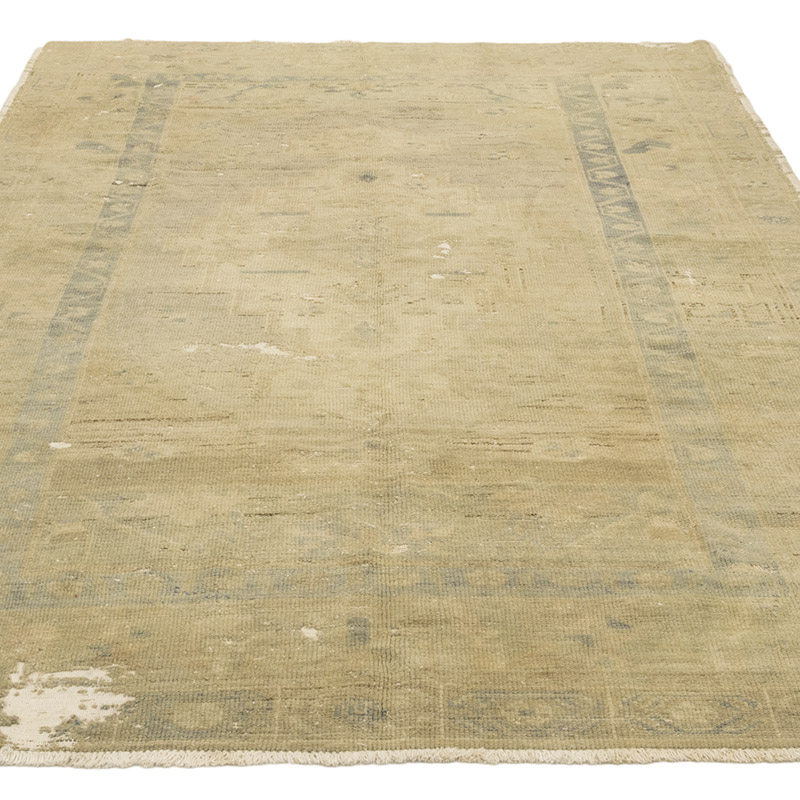 Alfombra Vintage Turca Anudada a Mano - 157 cm x 241 cm - K0084268