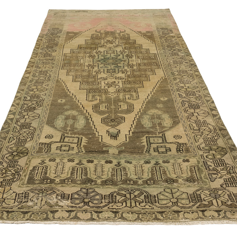 El Dokuma Vintage Hali - 127 cm x 297 cm - K0084269