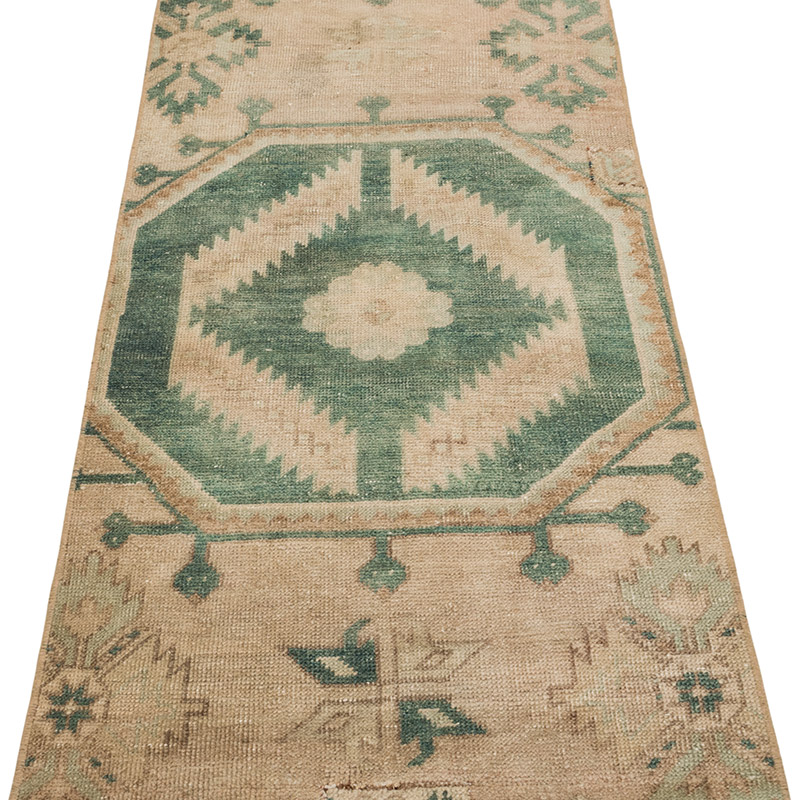Vintage Turkish Hand-Knotted Runner - 2' 4" x 12' 3" (28" x 147") - K0084270