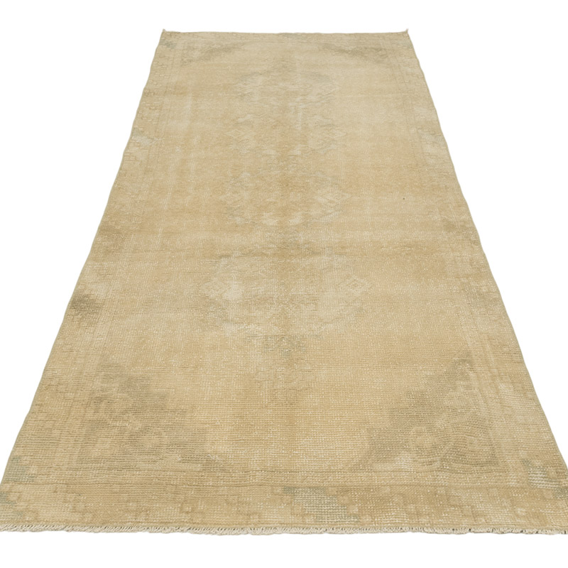 Pasillo Vintage Turco Anudado a Mano - 92 cm x 262 cm - K0084272