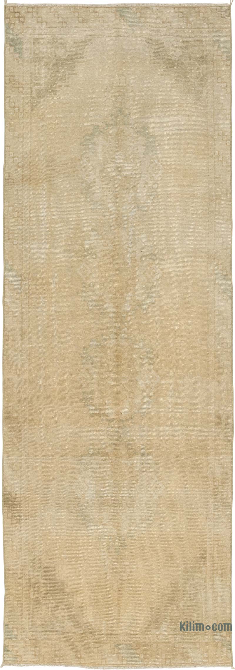 Pasillo Vintage Turco Anudado a Mano - 92 cm x 262 cm - K0084272